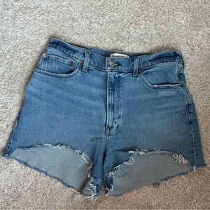 Abercrombie & Fitch Blue Denim Shorts